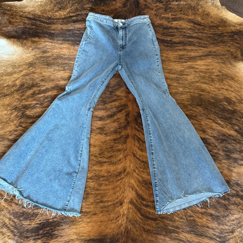 We The Free High Rise Supet Flare Jeans